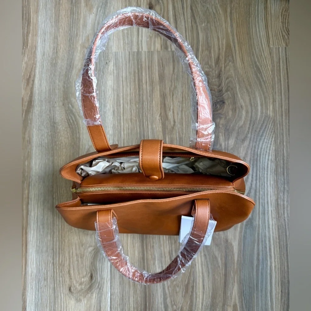 Fawn Design – The Satchel Bag in Brown – NWT